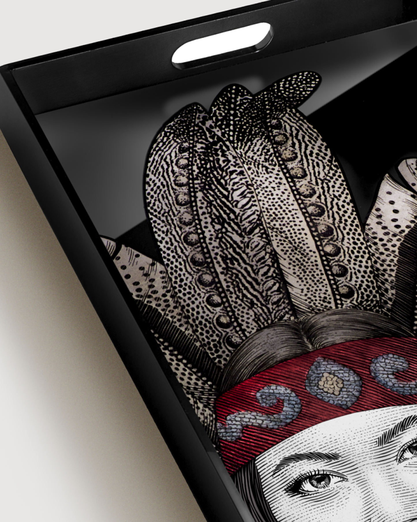 The Statement Tray Large - Dayak Ngaju Bride
