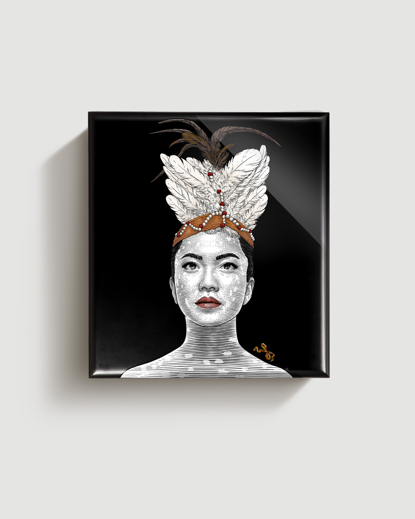 The Tea Box Portrait - Asmat Bride