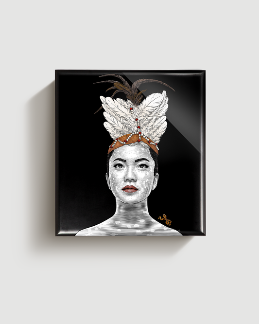 The Tea Box Portrait - Asmat Bride
